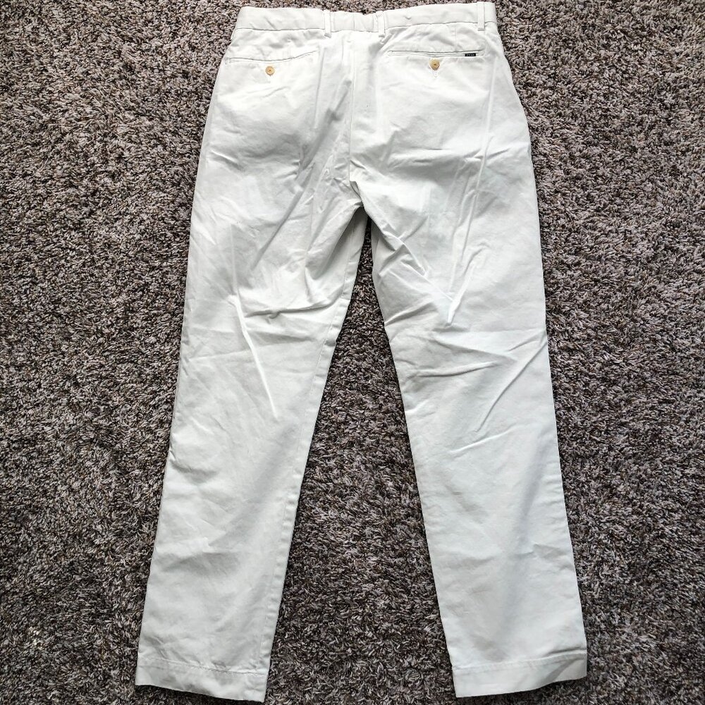 (Like New) Polo Ralph Lauren - Stretch Straight Fit Chino Pant (Deckwash White) - Picture 3 of 6